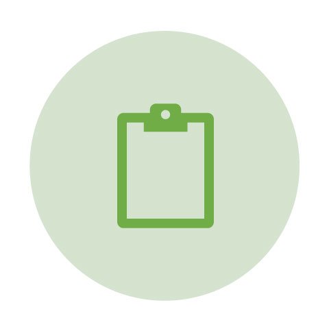 Record Keeping and Documentation icon as a clipboard