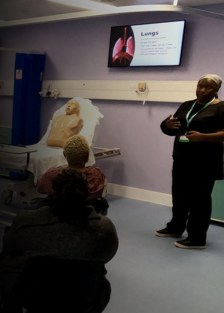 Training session on site